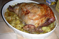 Gigot d'agneau boulanger