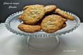 Cookies à la crème de nougat blanc