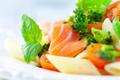 Salade de pâtes au saumon fumé