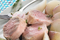 Filet mignon et navets nouveaux