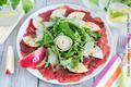 Carpaccio de bœuf façon Pink Lady®