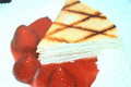 Gâteau de crepes aux fraises