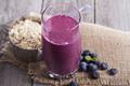 Smoothie aux myrtilles