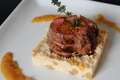 Agneau du connemara à la compotée épicée de fruits secs et huile d'argan ou un couscous revisité