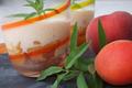 Tiramisu abricots-pêches et verveine.