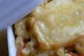 Gratin de pâtes au poulet et au fromage de Herve