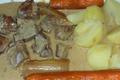 Blanquette de porc à la moutarde à l'ancienne