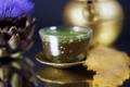Consommé comme un thé Matcha Gillardeau et Pain Ariake