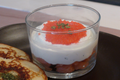 Verrine de saumon et mascarpone