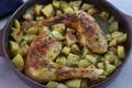 Cuisses de poulet et pomme de terre au four