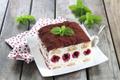 Tiramisu léger aux framboises