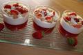 Tiramisu fraise au crumble de chocolat blanc