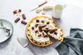 Tarte banoffee & crêpes dentelle chocolat lait