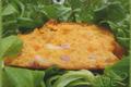 Cake de carottes, lardons-cantal