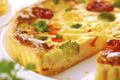 Tarte brocolis et tomates