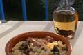 Risotto aux morilles et gésiers confits