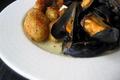 Moules au Roquefort