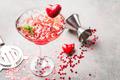 Cocktail saint valentin
