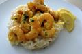 risotto aux poireaux et coteaux du Layon et ses crevettes curry-coco