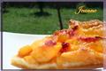 Tarte aux pêches rapide