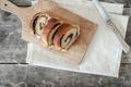 Gâteau roulé au Nutella, façon gênoise