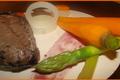 Pavé de cerf à la sauce au vin confiturée et sa géométrie de légumes