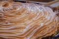 Tarte aux pommes meringuée