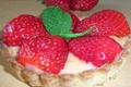 Tartelettes aux fraises, crème pâtissière à la fraise