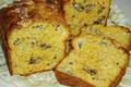 Cake aux carottes, bleu et noix