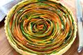 Tarte spirale aux légumes