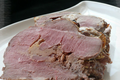 Gigot d'agneau au foie gras & au pain d'épices
