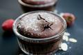 Fondant cœur chocolat