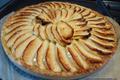 Tarte aux pommes nappée à l'abricotine