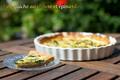 Fine quiche au chèvre et épinards