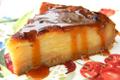 Gâteau invisible aux pommes et crème caramel au beurre salé