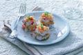 Canapés au râpé de la mer