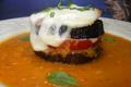 Aubergines grillées tomates et mozzarella