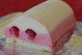 Bûche citron framboise