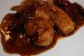 Blanc de poulet au balsamique et tomates confites.