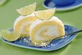 Biscuit roulé à la crème de citron