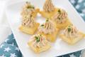Pavé de tofu feuilleté et crème de truffe