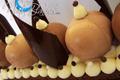 Bûche boules de Noël aux trois chocolats !