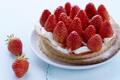 Tartelettes fines aux fraises, mascarpone vanille