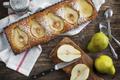 Tarte amandine aux poires et poudre d'amandes