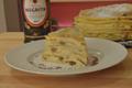Gâteau de crêpes rhum-raisin