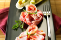 Aumônières de jambon de Bayonne Aoste