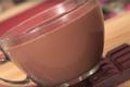 Chocolat chaud aux deux chocolats lait et noir