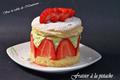 Fraisier à la pistache