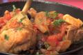 Poulet aux olives et aux tomates