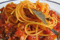 Spaghetti au ragoût de petits calmars